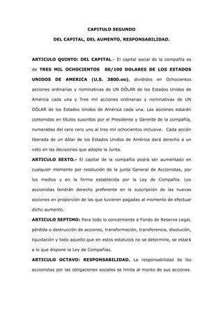 Constitucion de audicont