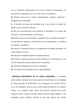 Constitucion de audicont