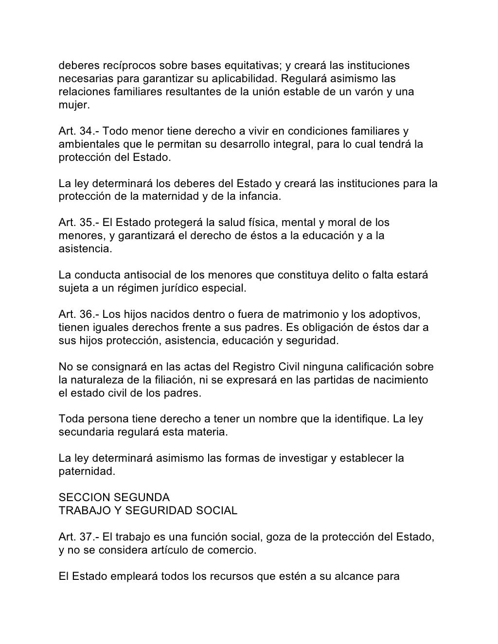 Constitucion De La Republica De El Salvador