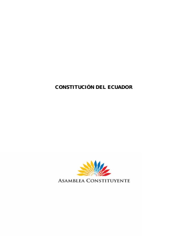 Constitución de la República del Ecuador