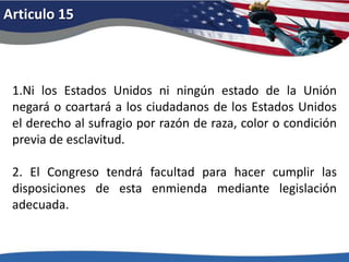 Articulo 12Los compromisarios se reunirán en sus respectivos estados y votarán por votación secreta para presidente y vicepresidente, uno de los cuales, por lo menos, no será residente del mismo estado que ellos; designarán en sus papeletas la persona votada para presidente, y en papeleta distinta la persona votada para vicepresidente, y harán listas distintas de todas las personas votadas para presidente, y de todas las personas votadas para vicepresidente, con indicación del número de votos emitidos a favor de cada una, listas que serán firmadas y certificadas y remitidas por ellos debidamente selladas a la sede del gobierno de los Estados Unidos, dirigidas al Presidente del Senado. 