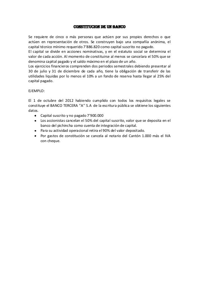 un banco constitucion de un banco un banco constitucion de un banco