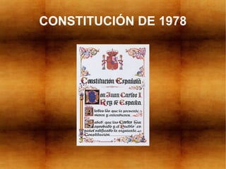 CONSTITUCIÓN DE 1978
