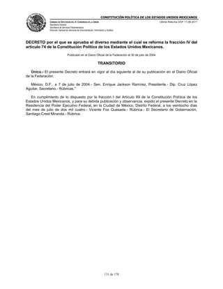 Constitucion mexicana