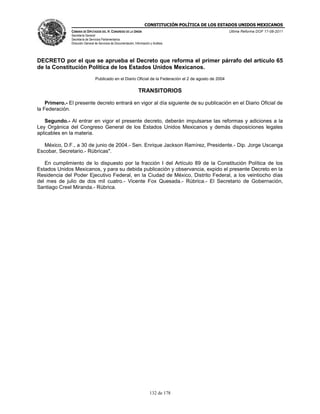 Constitucion mexicana