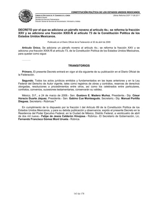 Constitucion mexicana