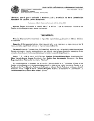 Constitucion mexicana