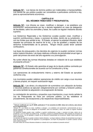 Constitucion política del peru