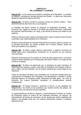 Constitucion política del peru