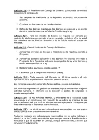 Constitucion política del peru