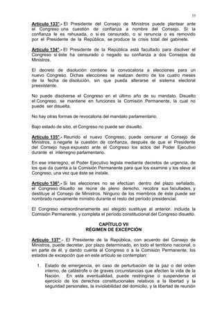 Constitucion política del peru