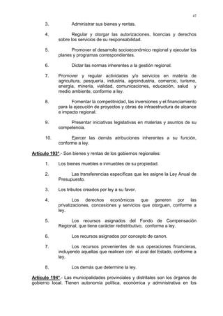 Constitucion política del peru