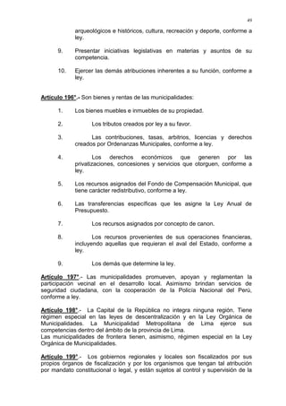 Constitucion política del peru