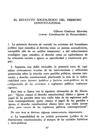 Constitucion sociologica
