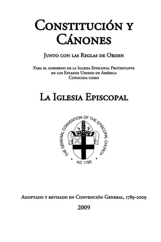 Constitución y Canones de la Iglesia Episcopal