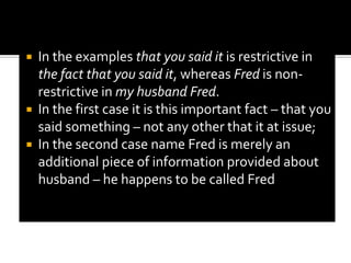 We can show the internal structure of the small, red card follows:		NP	the small red cardDet                      NP    the               small red cardAdj                 NP	            red                 card