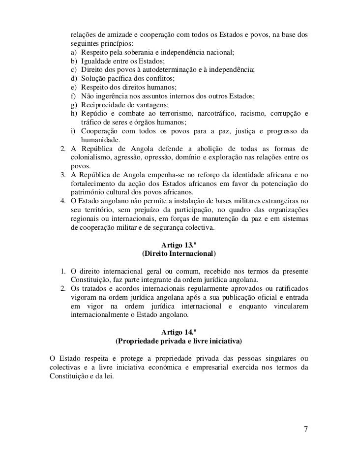 Constituicao angolana aprovada 4.2.2010-Luciano Daniel