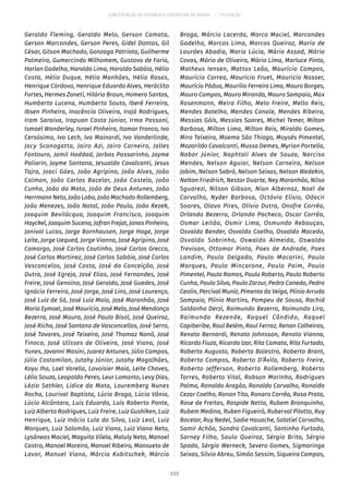 CONSTITUIÇÃO DA REPÚBLICA FEDERATIVA DO BRASIL – 51ª EDIÇÃO
Geraldo Fleming, Geraldo Melo, Gerson Camata,
Gerson Marcondes, Gerson Peres, Gidel Dantas, Gil
César, Gilson Machado, Gonzaga Patriota, Guilherme
Palmeira, Gumercindo Milhomem, Gustavo de Faria,
Harlan Gadelha, Haroldo Lima, Haroldo Sabóia, Hélio
Costa, Hélio Duque, Hélio Manhães, Hélio Rosas,
Henrique Córdova, Henrique Eduardo Alves, Heráclito
Fortes, Hermes Zaneti, Hilário Braun, Homero Santos,
Humberto Lucena, Humberto Souto, Iberê Ferreira,
Ibsen Pinheiro, Inocêncio Oliveira, Irajá Rodrigues,
Iram Saraiva, Irapuan Costa Júnior, Irma Passoni,
Ismael Wanderley, Israel Pinheiro, Itamar Franco, Ivo
Cersósimo, Ivo Lech, Ivo Mainardi, Ivo Vanderlinde,
Jacy Scanagatta, Jairo Azi, Jairo Carneiro, Jalles
Fontoura, Jamil Haddad, Jarbas Passarinho, Jayme
Paliarin, Jayme Santana, Jesualdo Cavalcanti, Jesus
Tajra, Joaci Góes, João Agripino, João Alves, João
Calmon, João Carlos Bacelar, João Castelo, João
Cunha, João da Mata, João de Deus Antunes, João
Herrmann Neto, João Lobo, João Machado Rollemberg,
João Menezes, João Natal, João Paulo, João Rezek,
Joaquim Bevilácqua, Joaquim Francisco, Joaquim
Hayckel, Joaquim Sucena, Jofran Frejat, Jonas Pinheiro,
Jonival Lucas, Jorge Bornhausen, Jorge Hage, Jorge
Leite, Jorge Uequed, Jorge Vianna, José Agripino, José
Camargo, José Carlos Coutinho, José Carlos Grecco,
José Carlos Martinez, José Carlos Sabóia, José Carlos
Vasconcelos, José Costa, José da Conceição, José
Dutra, José Egreja, José Elias, José Fernandes, José
Freire, José Genoíno, José Geraldo, José Guedes, José
Ignácio Ferreira, José Jorge, José Lins, José Lourenço,
José Luiz de Sá, José Luiz Maia, José Maranhão, José
Maria Eymael, José Maurício, José Melo, José Mendonça
Bezerra, José Moura, José Paulo Bisol, José Queiroz,
José Richa, José Santana de Vasconcellos, José Serra,
José Tavares, José Teixeira, José Thomaz Nonô, José
Tinoco, José Ulísses de Oliveira, José Viana, José
Yunes, Jovanni Masini, Juarez Antunes, Júlio Campos,
Júlio Costamilan, Jutahy Júnior, Jutahy Magalhães,
Koyu Iha, Lael Varella, Lavoisier Maia, Leite Chaves,
Lélio Souza, Leopoldo Peres, Leur Lomanto, Levy Dias,
Lézio Sathler, Lídice da Mata, Louremberg Nunes
Rocha, Lourival Baptista, Lúcia Braga, Lúcia Vânia,
Lúcio Alcântara, Luís Eduardo, Luís Roberto Ponte,
Luiz Alberto Rodrigues, Luiz Freire, Luiz Gushiken, Luiz
Henrique, Luiz Inácio Lula da Silva, Luiz Leal, Luiz
Marques, Luiz Salomão, Luiz Viana, Luiz Viana Neto,
Lysâneas Maciel, Maguito Vilela, Maluly Neto, Manoel
Castro, Manoel Moreira, Manoel Ribeiro, Mansueto de
Lavor, Manuel Viana, Márcia Kubitschek, Márcio
Braga, Márcio Lacerda, Marco Maciel, Marcondes
Gadelha, Marcos Lima, Marcos Queiroz, Maria de
Lourdes Abadia, Maria Lúcia, Mário Assad, Mário
Covas, Mário de Oliveira, Mário Lima, Marluce Pinto,
Matheus Iensen, Mattos Leão, Maurício Campos,
Maurício Correa, Maurício Fruet, Maurício Nasser,
Maurício Pádua, Maurílio Ferreira Lima, Mauro Borges,
Mauro Campos, Mauro Miranda, Mauro Sampaio, Max
Rosenmann, Meira Filho, Melo Freire, Mello Reis,
Mendes Botelho, Mendes Canale, Mendes Ribeiro,
Messias Góis, Messias Soares, Michel Temer, Milton
Barbosa, Milton Lima, Milton Reis, Miraldo Gomes,
Miro Teixeira, Moema São Thiago, Moysés Pimentel,
Mozarildo Cavalcanti, Mussa Demes, Myrian Portella,
Nabor Júnior, Naphtali Alves de Souza, Narciso
Mendes, Nelson Aguiar, Nelson Carneiro, Nelson
Jobim, Nelson Sabrá, Nelson Seixas, Nelson Wedekin,
Nelton Friedrich, Nestor Duarte, Ney Maranhão, Nilso
Sguarezi, Nilson Gibson, Nion Albernaz, Noel de
Carvalho, Nyder Barbosa, Octávio Elísio, Odacir
Soares, Olavo Pires, Olívio Dutra, Onofre Corrêa,
Orlando Bezerra, Orlando Pacheco, Oscar Corrêa,
Osmar Leitão, Osmir Lima, Osmundo Rebouças,
Osvaldo Bender, Osvaldo Coelho, Osvaldo Macedo,
Osvaldo Sobrinho, Oswaldo Almeida, Oswaldo
Trevisan, Ottomar Pinto, Paes de Andrade, Paes
Landim, Paulo Delgado, Paulo Macarini, Paulo
Marques, Paulo Mincarone, Paulo Paim, Paulo
Pimentel, Paulo Ramos, Paulo Roberto, Paulo Roberto
Cunha, Paulo Silva, Paulo Zarzur, Pedro Canedo, Pedro
Ceolin, Percival Muniz, Pimenta da Veiga, Plínio Arruda
Sampaio, Plínio Martins, Pompeu de Sousa, Rachid
Saldanha Derzi, Raimundo Bezerra, Raimundo Lira,
Raimundo Rezende, Raquel Cândido, Raquel
Capiberibe, Raul Belém, Raul Ferraz, Renan Calheiros,
Renato Bernardi, Renato Johnsson, Renato Vianna,
Ricardo Fiuza, Ricardo Izar, Rita Camata, Rita Furtado,
Roberto Augusto, Roberto Balestra, Roberto Brant,
Roberto Campos, Roberto D’Ávila, Roberto Freire,
Roberto Jefferson, Roberto Rollemberg, Roberto
Torres, Roberto Vital, Robson Marinho, Rodrigues
Palma, Ronaldo Aragão, Ronaldo Carvalho, Ronaldo
Cezar Coelho, Ronan Tito, Ronaro Corrêa, Rosa Prata,
Rose de Freitas, Rospide Netto, Rubem Branquinho,
Rubem Medina, Ruben Figueiró, Ruberval Pilotto, Ruy
Bacelar, Ruy Nedel, Sadie Hauache, Salatiel Carvalho,
Samir Achôa, Sandra Cavalcanti, Santinho Furtado,
Sarney Filho, Saulo Queiroz, Sérgio Brito, Sérgio
Spada, Sérgio Werneck, Severo Gomes, Sigmaringa
Seixas, Sílvio Abreu, Simão Sessim, Siqueira Campos,
115
 