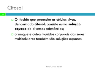 Constituintes Da MatéRia Viva (Completo)