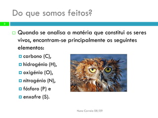 Constituintes Da MatéRia Viva (Completo)