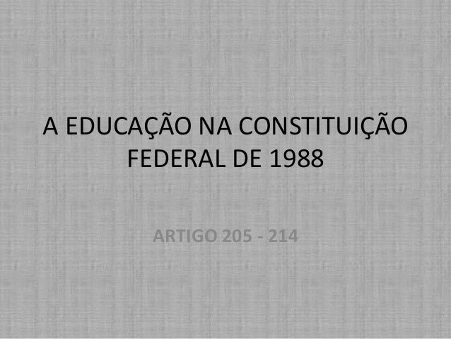 Artigo 208 constituicao federal