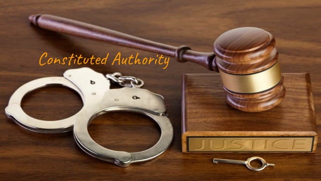 Constituted Authority PPT constituted-authority-ppt