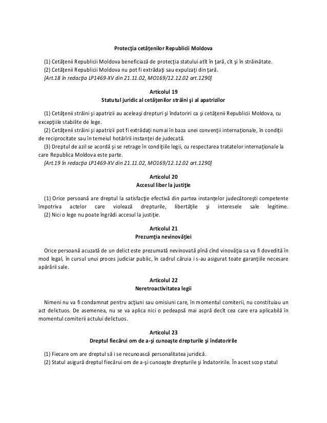 Constitutia Republicii Moldova