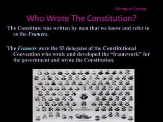 Limited Government-the government’s powers are restricted to protect the people’s individual rights