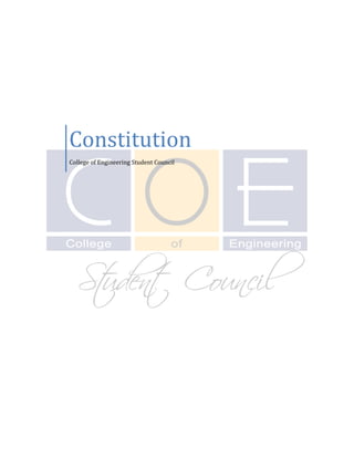 Constitution
College of Engineering Student Council
 
