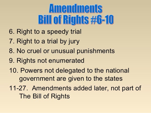 Amendment essay