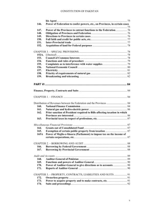 Constitution of Pakistan | PDF