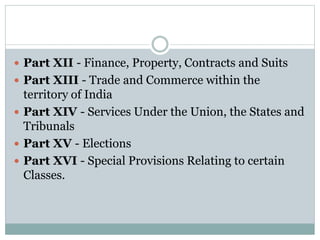 Part 12 indian Constitution | PPTX