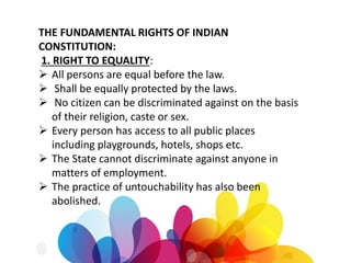 The Indian Constitution, SPL class 8, cbse