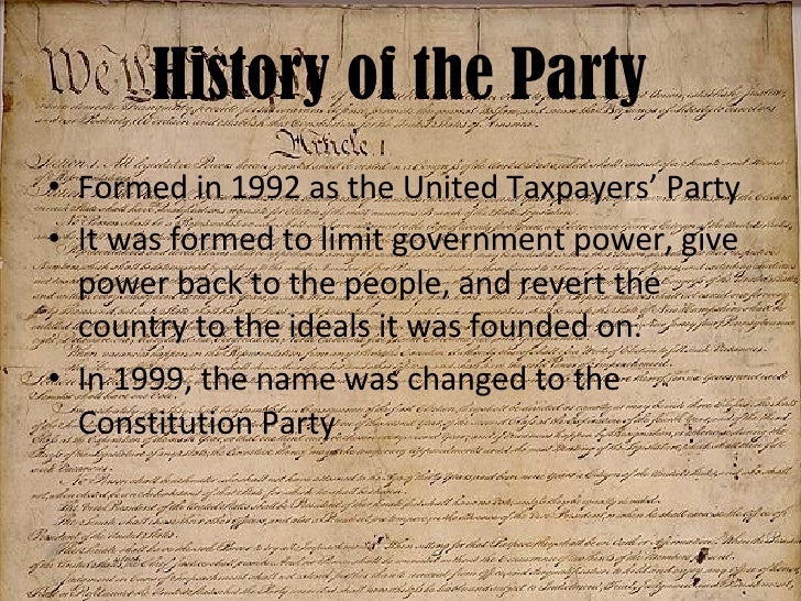 Constitution Party