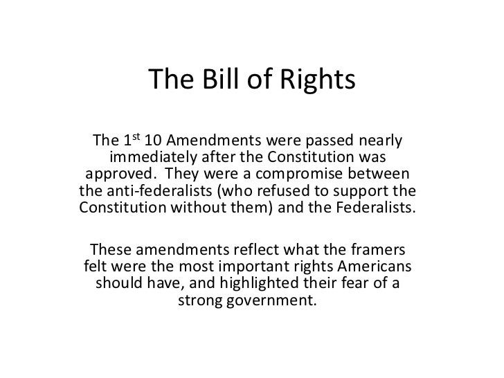 3 most important amendments On september 25, 1789, congress transmitted to the state legislatures twelve proposed united states amendments of which the first two dealt with congressional representation and congressional pay numbers three through twelve were adopted by the states to become the bill of rights in 1791 so, in. 3 most important amendments On september 25, 1789, congress transmitted to the state legislatures twelve proposed united states amendments of which the first two dealt with congressional representation and congressional pay numbers three through twelve were adopted by the states to become the bill of rights in 1791 so, in.