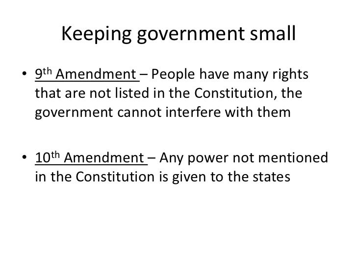 Constitutional amendments