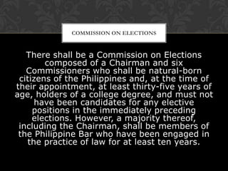 Constitutional commissions | PPTX