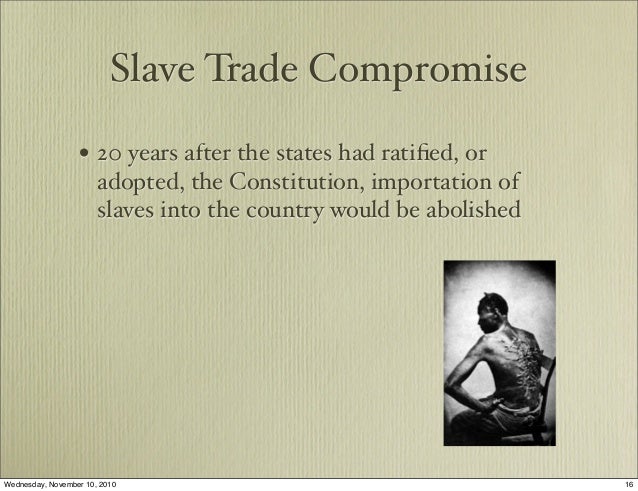 constitutional convention commerce compromise