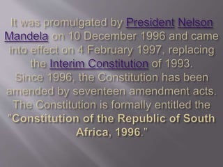 Constitutional design