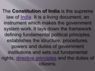 Constitutional design