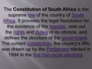 Constitutional design