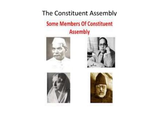 The Constituent Assembly
 