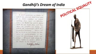 Gandhiji’s Dream of India
 