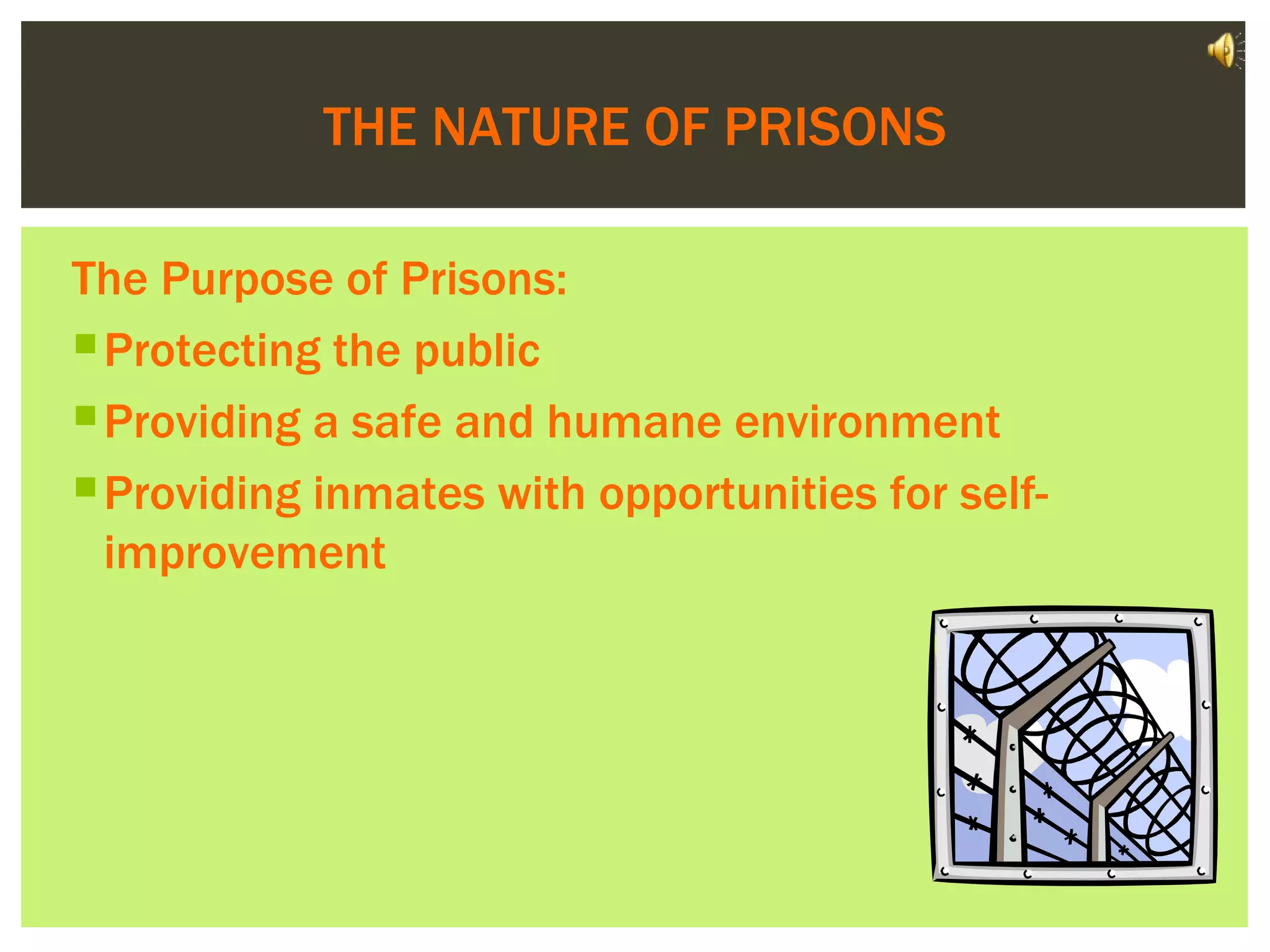 Prison Inmate Rights Constitutional law of corrections brief overview of prisoner's rights | PPT