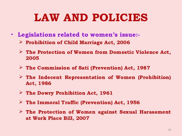 The Constitutional Protection Of Women