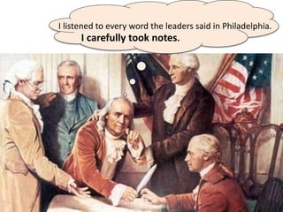 I listened to every word the leaders said in Philadelphia.
I carefully took notes.
 