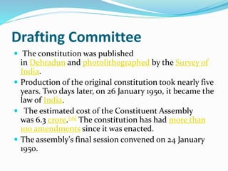 Constitution of INDIA and all articles of the Constitution | PPTX