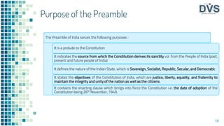 Understanding the Constitution of India and its Preamble