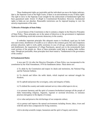 Constitution of india is the supreme law of india | PDF