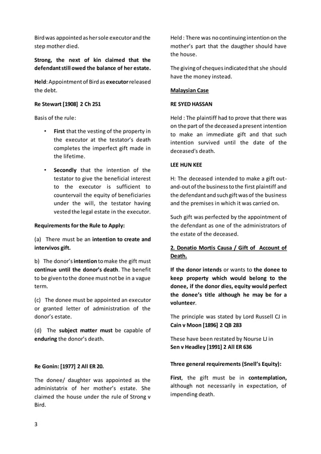 Law of Trust, Constitution of trust (short notes)
